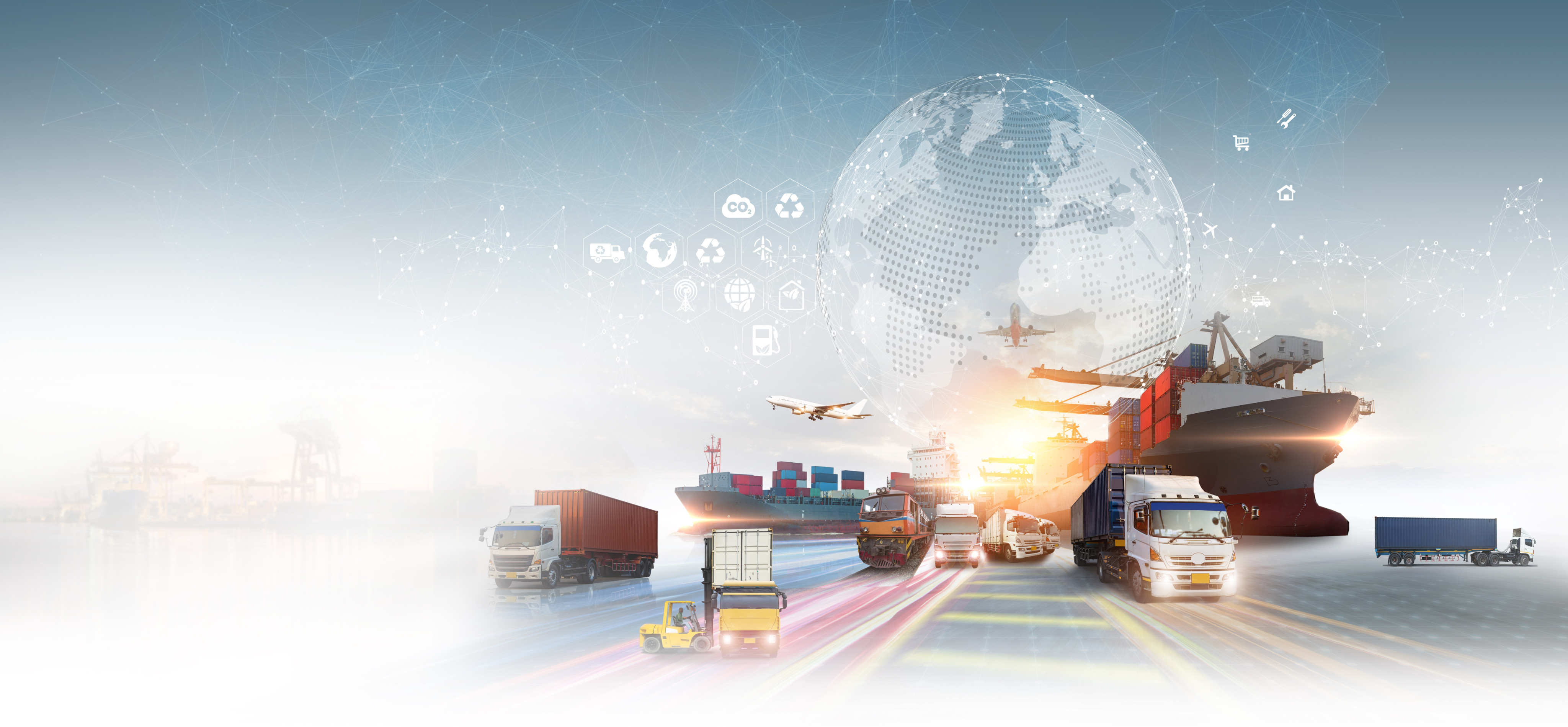 Global logistics and shipping network